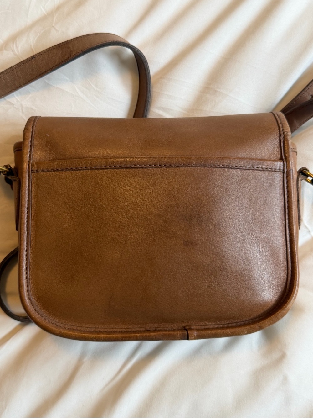 Vintage Coach Collegiate Bag in Putty - Picture 9 of 14